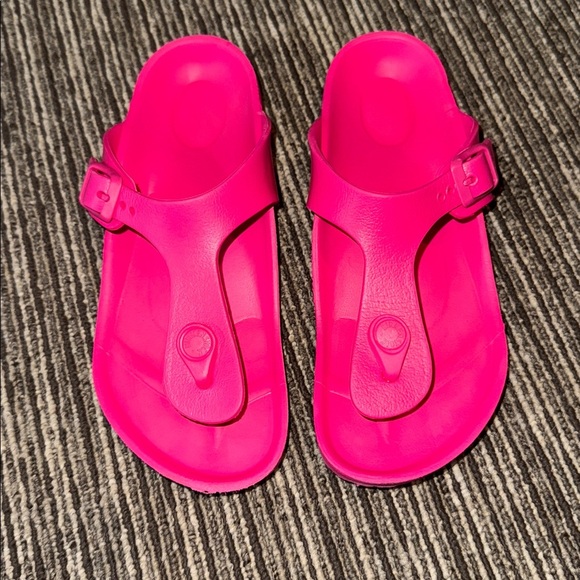 Birkenstock Eva Gizeh Sandals Pink Size 34 Kids - Picture 2 of 7